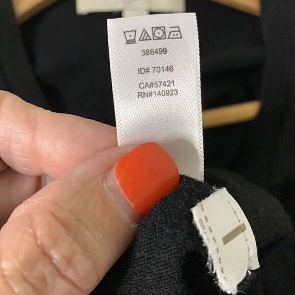 Ann Taylor LOFT Women Medium Cardigan Wool Knit Sweater Black - Picture 5 of 5